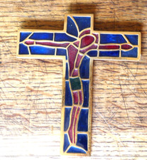 CROIX BRONZE AVEC CHRIST ET