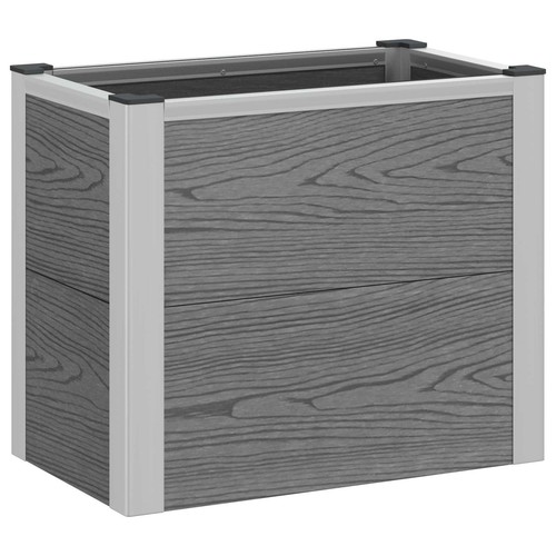 Jardinière surélevée gris - jardinière,