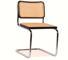 Chaise Cesca B32 noire – design inspiré de Marcel Breuer