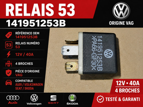 Relais 141951253b audi vw - 141951253b,