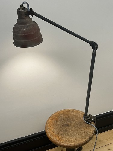 Lampe atelier ancienne - lampe,