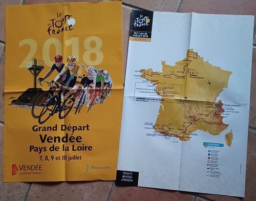 Cyclisme affiches départ - départ, +