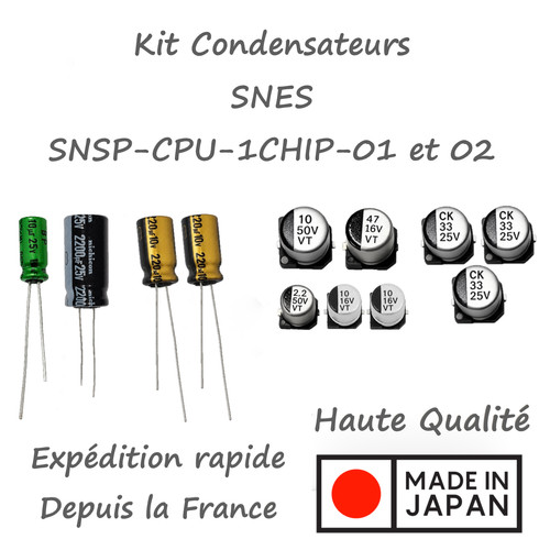 Kit réparation condensateurs - kit,