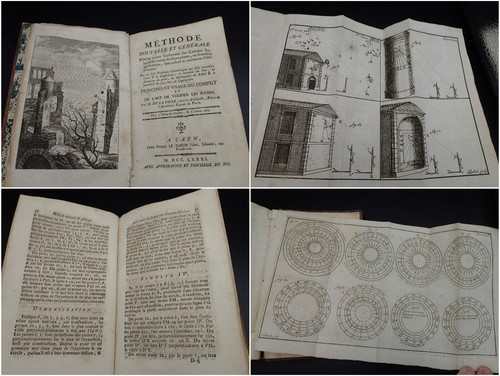 1785 rare cadran solaire - cadran,