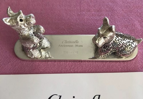 Christofle chiens fox - chiens,