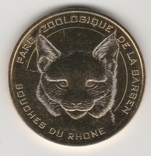 A 2015 TOKEN MEDAILLE SOUVENIR MDP -- 13 330 N°3 PARC ZOO LA BARBEN LYNX BOBCAT