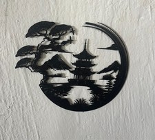 Art mural japonais temple - art,