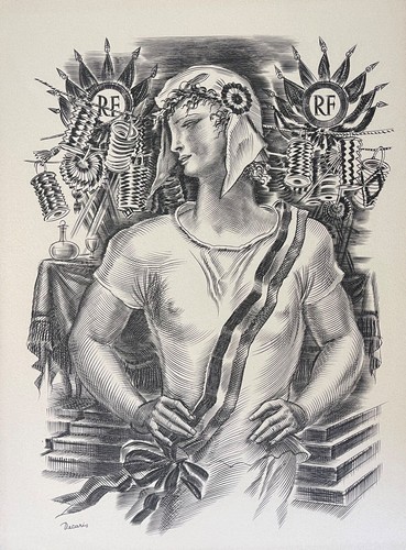 République gravure au - la,