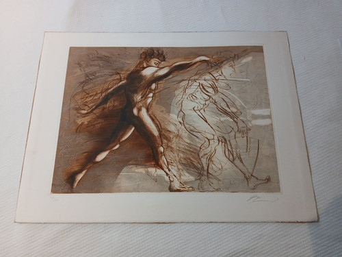 Authentique gravure signée - authentique,