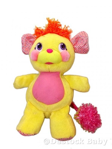 Peluche popples jaune pois - peluche,