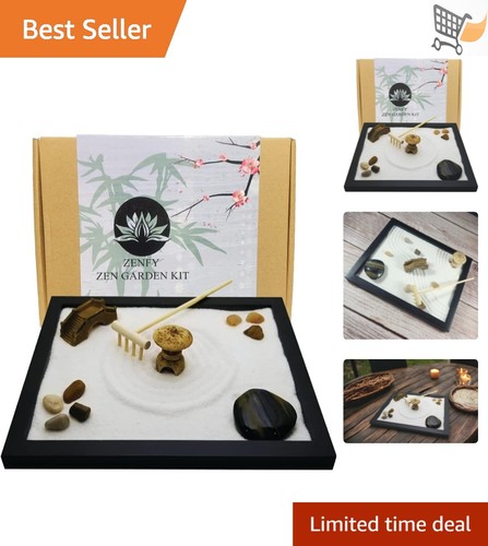 Mini zen sand garden - zen, desk
