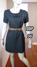 DDP Taille 36  Superbe robe manches courtes doublée noire