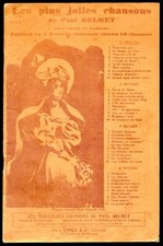 Partitions - Les plus jolies chansons de Paul Delmet - recueil n° 1 (circa 1900)