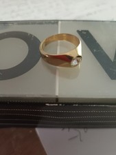 bague jonc Doré Pierre Oxyde