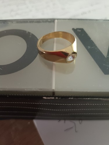 Bague jonc doré - bague,