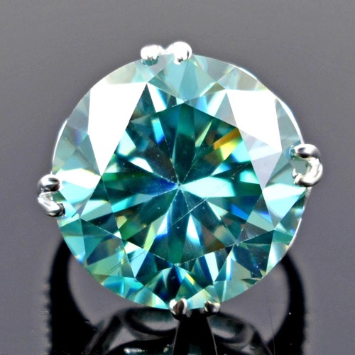 Bague diamant bleue carats - diamant,