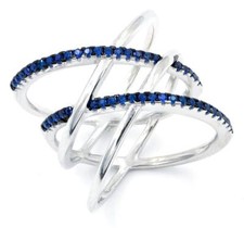 STERLING SILVER 925 SAPPHIRE