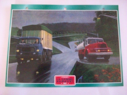 Carte fiche camion tracteur - carte,