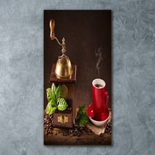 Tulup Image Sur Verre Acrylique Tableaux 60x120 - Moulin à café