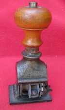 SUPERBE TAMPON DATEUR MANCHE BUIS 1900