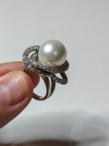 Bague femme argent 925 - ,, perle