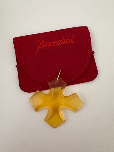 Pendentif ambre croix - ambre, occitane