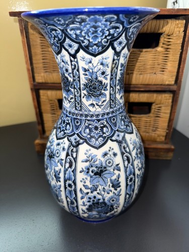 Magnifique vase style - delft, en