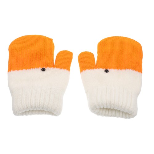 Moufles orange hiver - moufles, d'hiver