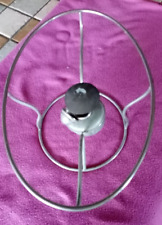 VINTAGE GRAND ANCIEN CHAUFFE PLAT A ALCOOL REVERSIBLE METAL ARGENTE OU INOX