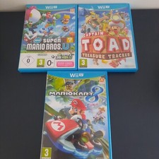 3x Jeux Nintendo Wii U New