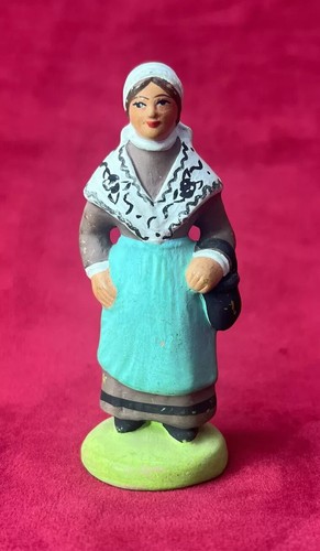 Old santon woman shepherd - woman,