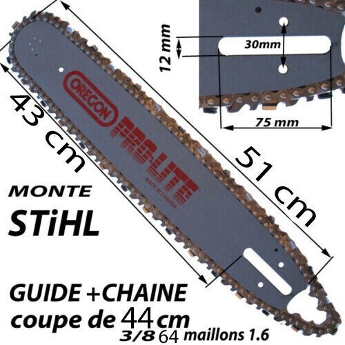 Guide tronçonneuse oregon pro - tronçonneuse,