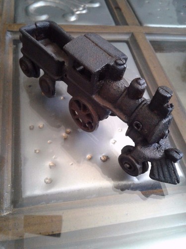 Antique cast iron toy - antique,