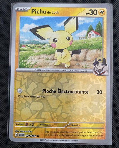 Carte pokémon pichu luth - carte,