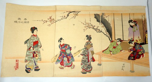 Estampe japonaise sur bois
