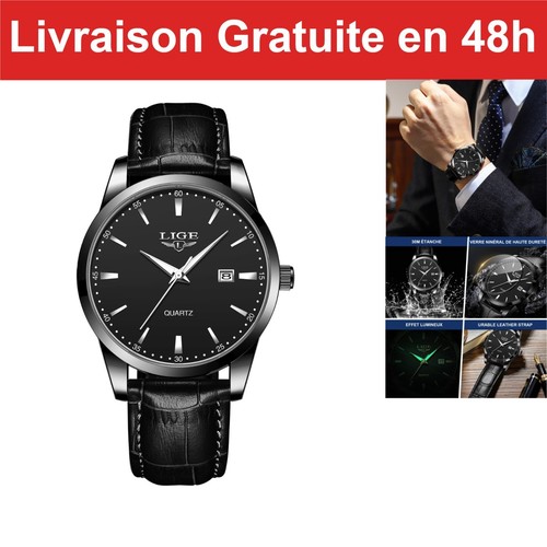 Montre homme lige quartz - montre,