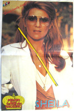 Clipping PODIUM 1979 : Poster A3 avec SHEILA , CLERC , DIWO , JOEL , JUVET ,...