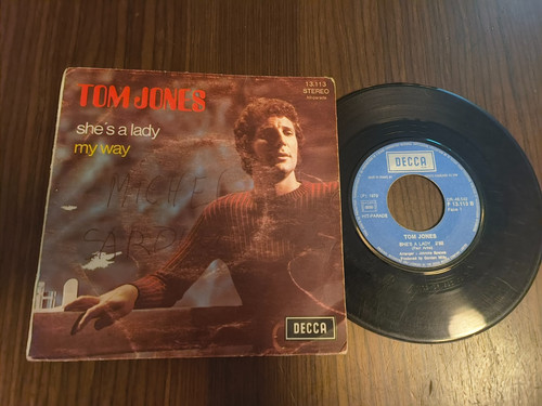 Disque tours vinyle tom - 7",