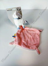 Doudou Plat Carré Lama Blanc