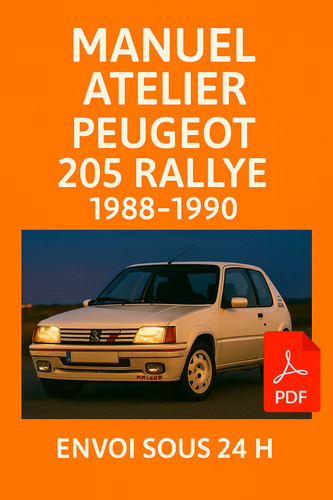 Manuel atelier peugeot 205 - atelier,