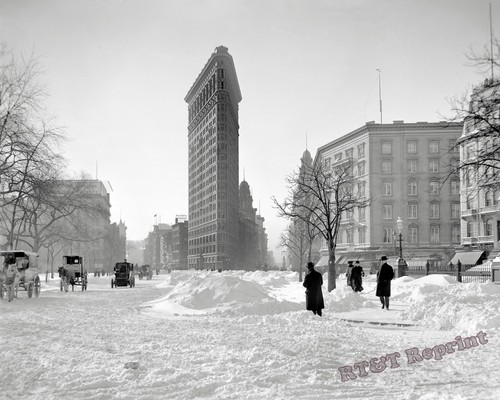 Vintage new york snowstorm - new,