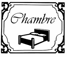 sticker autocollant pancarte de porte chambre, Signe Porte Mur 