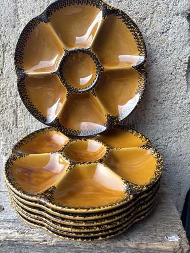 Assiettes huîtres lot de - assiettes,