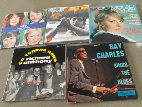Lot disques 45t divers - disques,