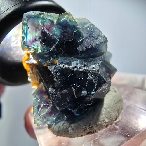 Spécimen cube fluorite - cube,