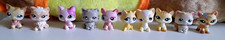 lot 10 littlest pet shop chats hasbro vintage LPS 