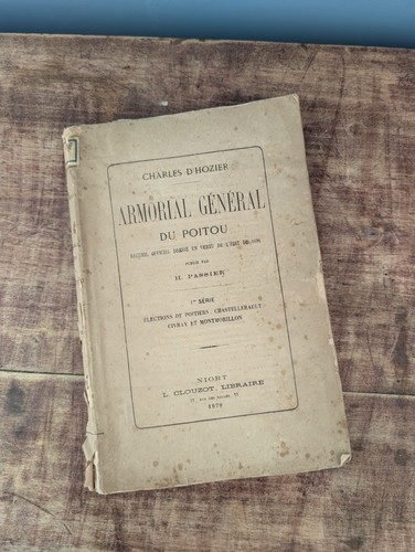 Armorial général poitou - armorial, du