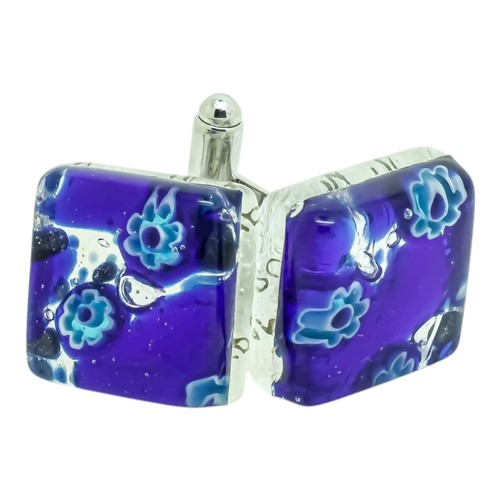 Boutons manchette verre - manchette,