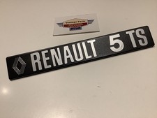 Renault 5 TS monogramme plastique