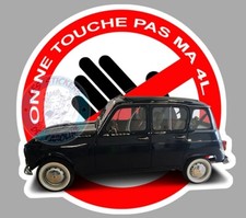 AUTOCOLLANT ON NE TOUCHE PAS A